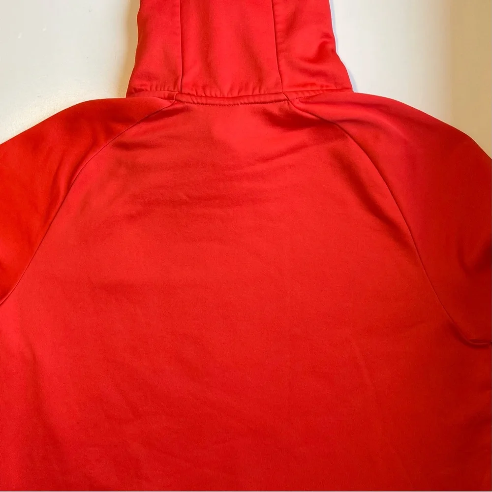 Nike Dri-Fit Swoosh Hoodie - Hot Red & Fleece Lined - Size Medium - Picture 7 of 12